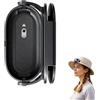 ikBrtaiay Clip per fotocamera 360 GO 3/GO 3S - Supporto POV per cappelli (paravento) o fasce frontali - fissaggio laterale con clip senza casco - incl. clip pivot regolabile (195°)