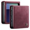 XSPS Custodia per Samsung Galaxy Z Flip 7, custodia combinata in pelle resistente e TPU con antiurto, ritagli precisi, cuciture rinforzate, presa comoda e protezione del telefono portatile (rosso)