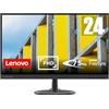 Lenovo D24-20 - Monitor 23,8 FullHD (VA, 75Hz, 4ms, HDMI, VGA, FreeSync), regolazione dell'inclinazione, nero