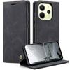 KZB Cover per Xiaomi Redmi Note 14 4G [Non per 5G] Custodia in Pelle Premium Libro Portafoglio Flip Wallet Magnetica Porta Carte Supporto Protezione Case per Redmi Note 14 4G - Nero