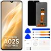 SRJTEK Per Samsung Galaxy A02s Schermo di ricambio per Samsung A02s Schermo LCD di ricambio A025F Display LCD A025M Touch Digitizer con Kit di riparazione di montaggio (160 mm di dimensione più piccola)