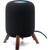 yotommi Supporto in vero legno per altoparlante Homepod 2a generazione (2023) su desktop (noce)