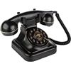 Sangyn Telefono fisso retrò classico design rotativo vecchio stile telefono da scrivania con filo per casa e ufficio