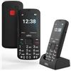 ADOC SP1 - Telefono cellulare per anziani, tasti e icone grandi, pulsante SOS, Android, 4G, Bluetooth, Wi-Fi, GPS, fotocamera, 1.400 mAh, microSD, torcia elettrica, jack 3.5, facile da usare, colore: