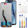 LADYSON Schermo LCD di ricambio per Doogee Blade 20 Turbo 6.6 pollici LCD Display Touch Digitizer Assembly Kit di riparazione - Nero senza cornice