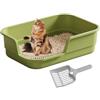 Generic Grande lettiera per gatti, con apertura superiore, 49 x 13 cm, grande lettiera con scudo antisporco, per la pulizia degli odori, per interni, ufficio, dormitorio, appartamento, casa, hotel, fattoria