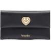 Braccialini Borsa a Tracolla Donna Jinny Leather con Cuore Gioiello