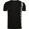 Emporio Armani Maglietta Uomo 211831 2R479, T-Shirt Manica Corta, Girocollo (Nero, S)