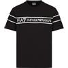 Emporio Armani Maglietta T-Shirt Uomo EA7 3RPT46 PJ02Z, Manica Corta, Girocollo (Nero, L)