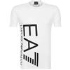 Emporio Armani T-Shirt EA7 Uomo Maglietta 3ZPT36 PJM5Z, Manica Corta, Girocollo (Bianco, L)