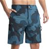 Suwangi Uomo Pantaloncini Cargo Bermuda Pantaloncini Pantaloni Corti Sportivi Casual Shorts Ciclismo Multi-Tasca