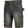 U-POWER DON'T WORRY... BE HAPPY! U-Power - Salt Bermuda da Lavoro Black Carbon Taglia 2XL
