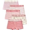 NEXT Ragazza Confezione da 5 Boxer Rosa 5 Anni-6 Anni