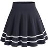 Dresstells Mini Gonna Svasata Corta in Poliestere