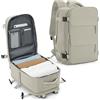 SZLX Zaino Ryanair 40x30x20 Zaino Ryanair 40x20x25 Donna Zaino da Viaggio Wizzair Bagaglio a Mano Uomo per Laptop da 14 Pollici Borse da Cabina 45x36x20 Easyjet con Porta Scarpe