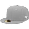 New Era 59Fifty - Cappellino aderente Essential Blank, Grigio, 59