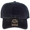 47 '47 Brand Clean Up Beulah Boston Red Sox - Cappellino da Uomo - Colore Washed Black - Taglia Unica Regolabile