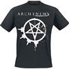 Arch Enemy Pure Fucking Metal Uomo T-Shirt Nero 100% Cotone Regular