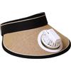 Générique Cappello da Sole con Ventilatore, Cappello di Raffreddamento con Ventilatore, Accessorio Portatile di Raffreddamento a Ampia Bordo per Ciclismo Viaggio Golf