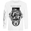 Sleep Token Nimbus Uomo Maglia Maniche Lunghe Bianco 100% Cotone Regular