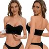 JClorix Reggiseno Senza Spalline Push-Up - Reggiseno Fascia Invisibile Adesivo con Silicone Anti-Scivolo, Chiusura Frontale Regolabile, Senza Ferretto, Taglie S-XL