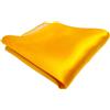 TigerTie tessuto Designer fazzoletto di seta raso - giallo oro Uni monocromatico - Pochette 30 x 30 cm