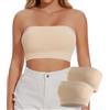 Joyshaper Reggiseno da Donna Senza Cuciture a Fascia, Senza Spalline, Senza Bügel, Reggiseno Push Up, Senza Spalline, Crop Top, Top Elasticizzato, S