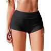 Ekouaer Pantaloncini da Bagno Costume Donna Corti Pantaloncini da Surf ad Asciugatura Rapida Bikini Pantaloni Caldi con Controllo della Pancia Costumi da Bagno S-XXL
