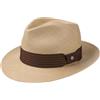LIERYS Brown Rockfall Cappello Panama Stile Bogart Unisex Estate Primavera