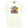 Amplified Foo Fighters Amplified Collection - Camper Van Uomo T-Shirt Panna Regular