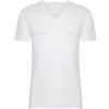 PEROFIL T-Shirt M/M Scollo V 100% Filo Scozia, Bianco L