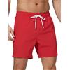 Arcweg Pantaloncini da Bagno Uomo Asciugatura Veloce Calzoncini da Bango Mare Beach Costume da Bagno Fodera Rete con Taschino e Coulisse Trunks