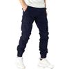 Toocool Pantaloni Uomo Cargo Militari tasconi Laterali Casual Cotone G6538 [34/tg 48,F7210 Estivo Blu]