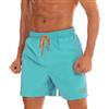 ZOXOZ Costume Uomo Mare Pantaloncini Costumi da Bagno Uomo Corto Surf Short Pantaloncino Uomo Piscina Impermeabile Pantaloncini Asciugatura Rapida Azzurro S