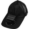 Generic Cappello con ventilatore solare - Design di raffreddamento alimentato a energia solare, ventilazione a 3 velocità, cappello da baseball in mesh, cappello da sole per esterni, copricapo refrigerante