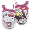 Hello Kitty And Friends Kuromi Cinnamoroll Keroppi My Melody Costume da Bagno Intero Bambina 5-12 Anni | Tessuto Elastico Comfort | Design Ufficiale Sanrio | Mare Piscina Estate [3256 Rosa - 4 Anni]