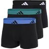 Adidas Boxer da Uomo, Confezione da 3, comode Mutande in Cotone (Taglia S-3XL) Short/Pants, Assorted_4AM002, XXL, Assorted_4am002, XXL