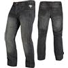 A-pro, Jeans con protezione CE, per moto, colore nero, 34