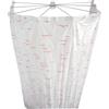 Ridder Sylt - Tenda da Doccia Pieghevole ombrella, in plastica ABS = acrilonitrile butadiene stirene e PEVA (polietilene vinilacetato), 170 cm, Colore: Rosa