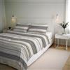 Italian Bed Linen Parure Copripiumino RIVER - Prodotto in Italia - Set Copripiumino Matrimoniale - Sacco 250x200 cm + Patella e 2 Federe 50x80 cm - Cotone 80% Fibre Miste 20% - Tigri