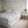 Italian Bed Linen Parure Copripiumino RIVER - Prodotto in Italia - Set Copripiumino Matrimoniale - Sacco 250x200 cm + Patella e 2 Federe 50x80 cm - Cotone 80% Fibre Miste 20% - Tarim