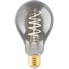 EGLO LED Lampadina dimmerabile E27, lampadina vintage nero-trasparente, LED