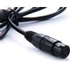 Rolux Cavo di interconnessione Rolux da 4 pin XLR femmina a 4 pin maschio RL-C7