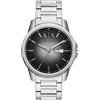 Armani Exchange Orologio da uomo, cronografo e cassa da 45 mm con cinturino in acciaio inox, pelle o silicone