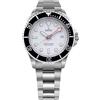 Ratio FreeDiver, orologio subacqueo in vetro zaffiro giapponese, al quarzo, resistente all'acqua fino a 200 m, bianco, Bracciale
