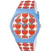 Swatch Orologio analogico al quarzo unisex con cinturino in silicone SUOS102, multicolore, cinghia