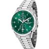 Maserati Orologio Uomo, Cronografo, Analogico, 42 mm, Collezione SORPASSO, Lucido e Satinato