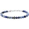 Sector No Limits Bracciale Uomo in Acciaio, Pietre Naturali, Collezione MARINE, Idee Regalo Fidanzato, Amico