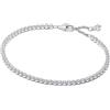 PANDORA Bracciale Tennis Donna Oro Zirconi 563927C01, 20 cm, Argento, zirconia cubica