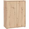 Forte Alice Springs 70 80 - Scarpiera moderna con 2 ante e 4 ripiani, in legno di quercia artisan, 74,5 cm di larghezza x 99,1 cm di altezza x 34,9 cm di profondità